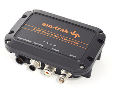 B300 – Standard AIS Class B. Waterproof. Integrated GPS Antenna. USCG Certified.