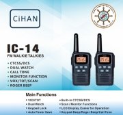IC-14 KULAKLIKLI FM WALKIE TALKIES
